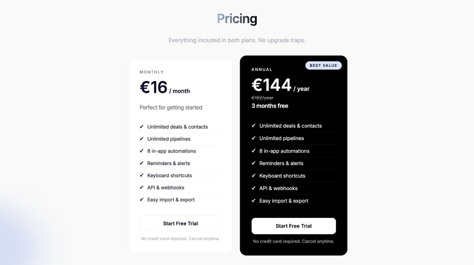 Fluid CRM pricing