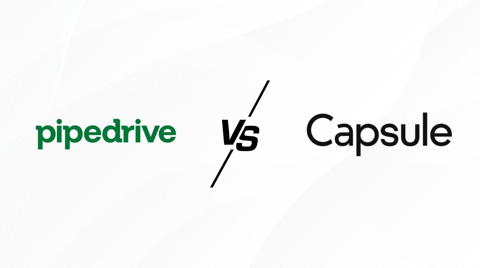 Fluid CRM illustration of a comparison between pipedrive and capsule crm