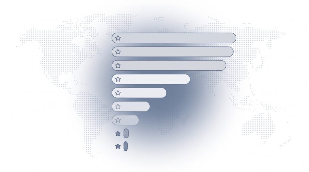 Fluid CRM graphic comparing negative CRM reviews per product on G2